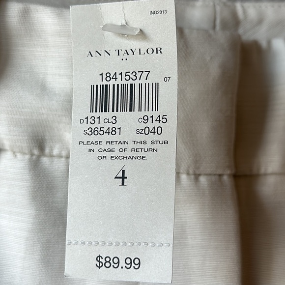 NWT Ann Taylor Factory Signature Ankle Length Pants Size 4 - Picture 9 of 14